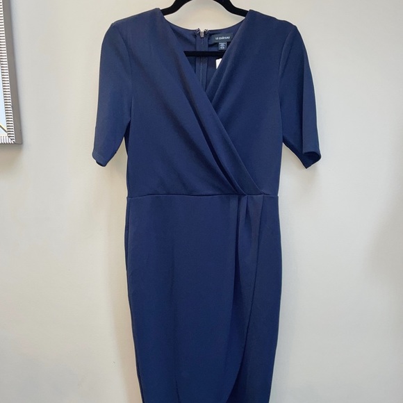 NWT Navy Le Chateau midi dress - Picture 2 of 5